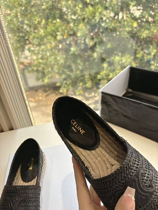 Женские эспадрильи Celine Premium - Black