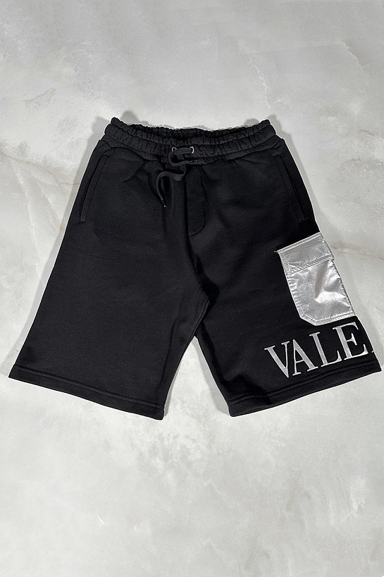 Чёрные шорты Valentino Bermuda