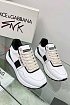 Женские комбинированные кроссовки Dolce & Gabbana - White / Black