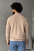 Бежевое поло с длинным рукавом Tommy Hilfiger