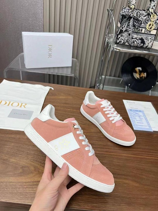 Женские комбинированные кроссовки  Dior Stars