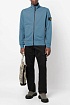 Кофта синего цвета Stone Island Zip-Up Compass-patch