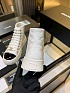 Женские кожаные кроссовки Chanel High Top premium