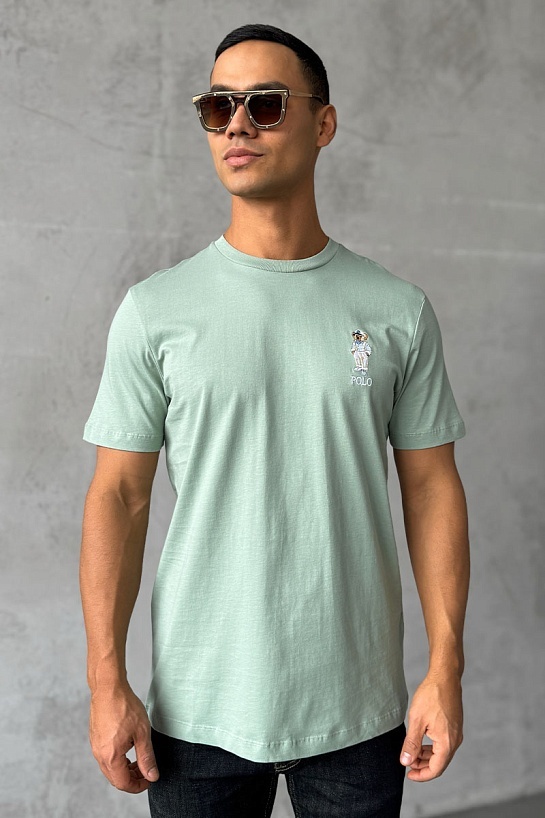 Футболка Роlо Ralрh Lаurеn logo-embroidered - Mint Green