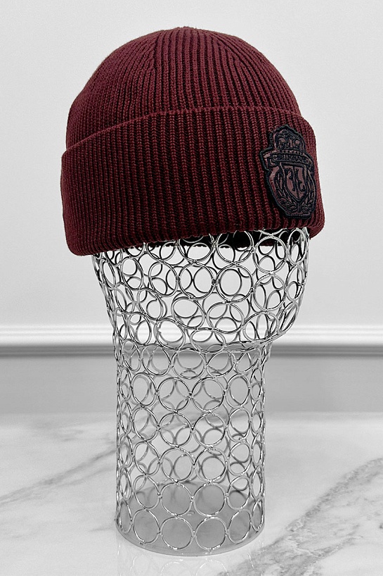 Шапка Billionaire logo-embroidered - Burgundy