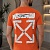 Оранжевая футболка Off-White teenage engineering