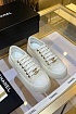 Женские комбинированные кроссовки Chanel Premium - White