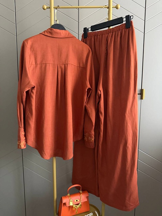 Женский льяной костюм Zimmermann premium