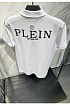 Мужское белое поло Philipp Plein