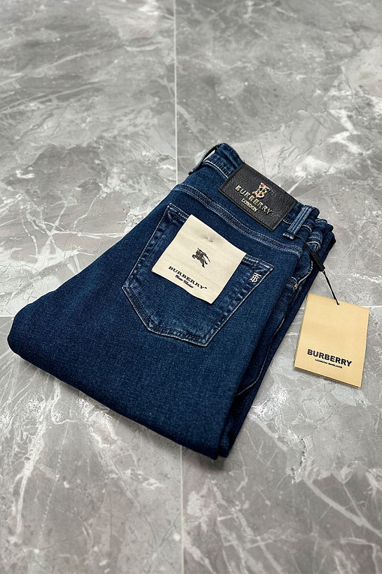 Джинсы тёмно-синего цвета Burberry regular fit