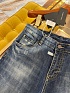 Мужские синие джинсы Dolce & Gabbana skinny fit Premium