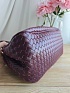 Кожаная сумка Bottega Veneta Basket 30x20 см - Burgundy