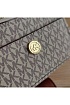 Кожаная поясная сумка Michael Kors Perry 27x14 см - White