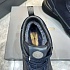 Кожаные кроссовки с мехом Brunello Cucinelli high-top - Navy