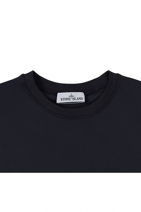 Мужской свитшот оранжевого цвета Stone Island Compass-patch