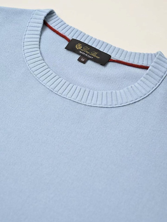 Мужская голубя футболка Loro Piana premium