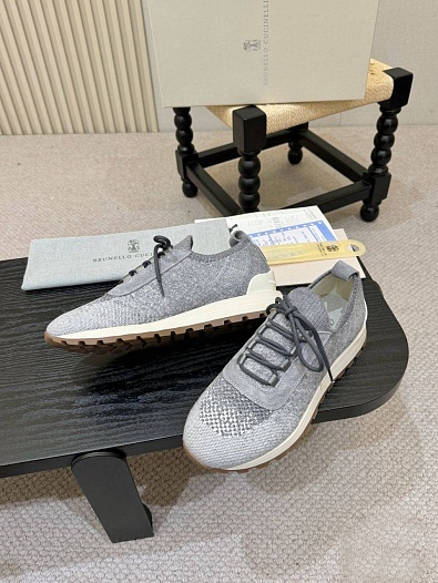 Мужские кроссовки Brunello Cucinelli knitted   