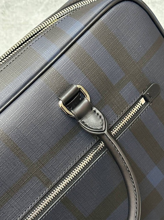 Мужской портфель Burberry Ainsworth Premium 37x26x9 см - Navy