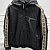 Мужская ветровка чёрного цвета Gucci GG side stripe