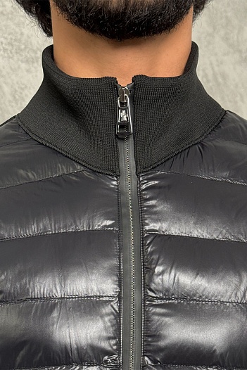 Куртка с вязаными рукавами Moncler   