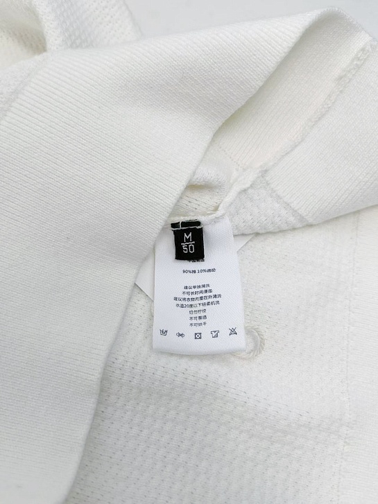 Мужское поло Zegna buttonless - White