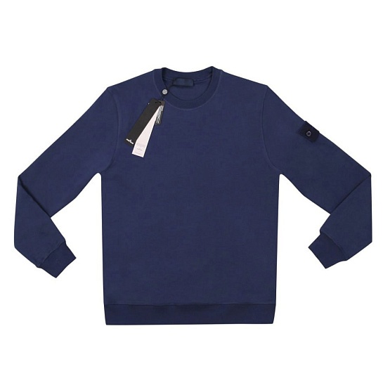 Свитшот тёмно-синего цвета Stone Island compass-patch