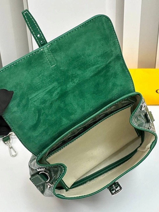 Женский рюкзак Goyard Alpin Mini Premium 23x19x9.5 см - Green