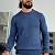Мужской свитер цвета индиго Loro Piana