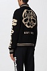 Мужской свитер на молнии Alexander McQueen чёрного цвета