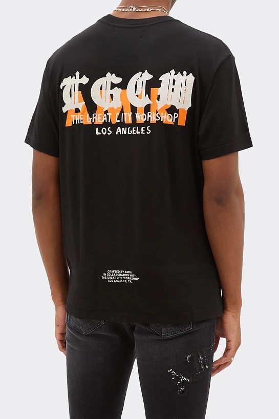 Оверсайз футболка Amiri T.G.C.W - Black