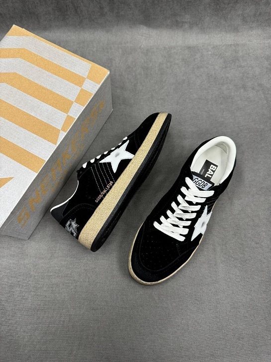 Замшевые кроссовки Golden Goose Ball Star