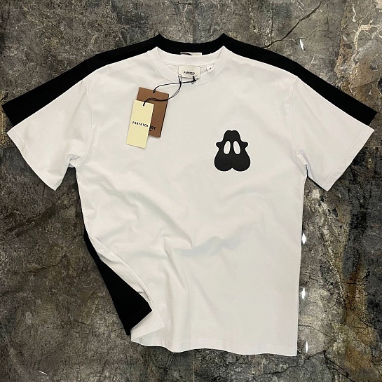 Белая оверсайз футболка Burberry Monster-print