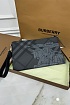 Чёрный клатч Burberry Premium 30x20x1.5 см
