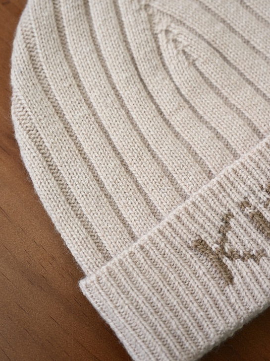 Кашемировая шапка Kiton premium - Beige