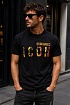 Футболка чёрного цвета Dsquared2 Icon tropical