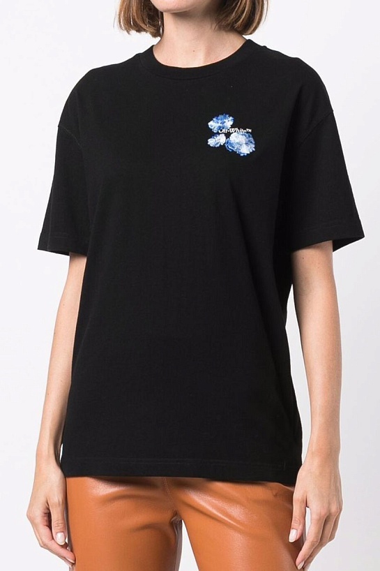 Мужская чёрная футболка Off-White "Arrows"