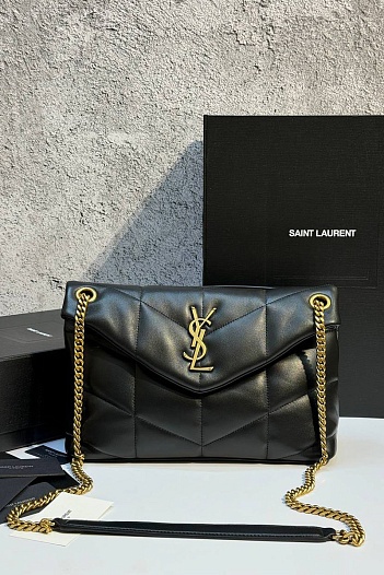 Кожаная сумка Yves Saint Laurent LouLou premium 28x17x9 см   