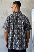Мужская чёрная рубашка Dolce & Gabbana graphic-print