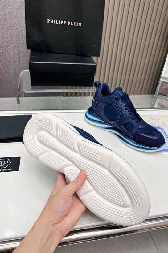 Мужские кроссовки Philipp Plein Hurricane - Blue