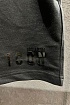 Мужские чёрные шорты Dsquared2 ICON-logo