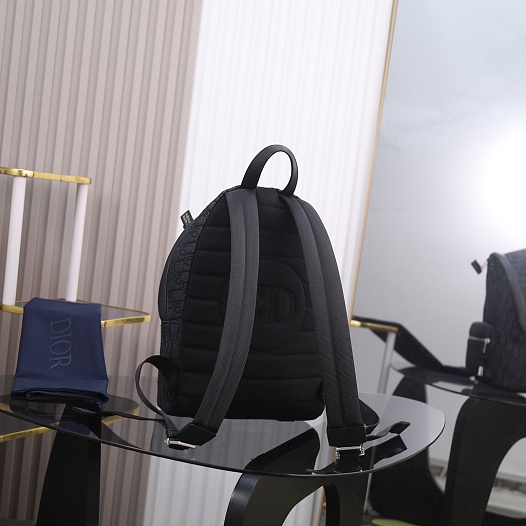 Текстильный рюкзак Dior Oblique Premium 37x26x15 см   