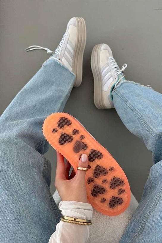 Кроссовки Adidas Samba - Purple / Orange