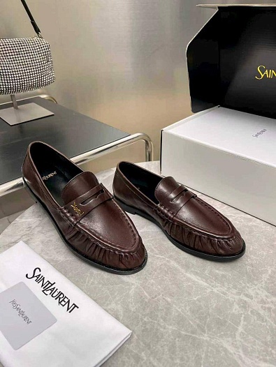 Женские кожаные лоферы Yves Saint Laurent premium    