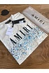 Оверсайз футболка Amiri "Paint Splatter" - White