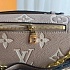 Кожаная сумка Louis Vuitton Pochette Mini 19x10 см - Beige