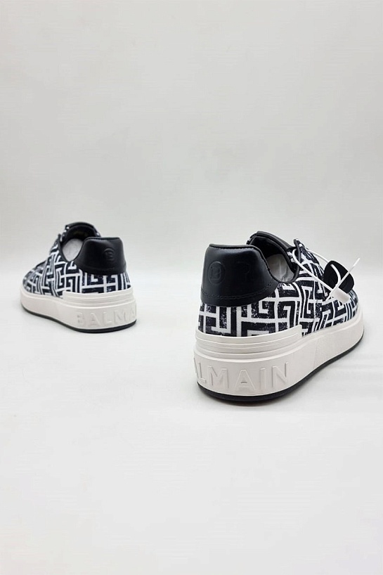 Мужские кроссовки Balmain Monogram B-Court