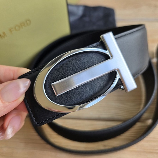Кожаный ремень Tom Ford (длина 100 / 105 cм)