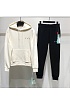 Утеплённые чёрные штаны Off-White logo-print