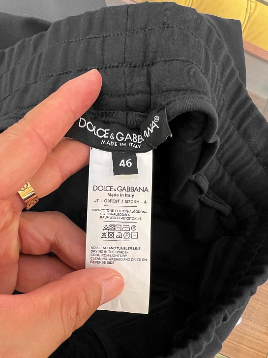 Мужские джоггеры Dolce & Gabbana Premium - Black