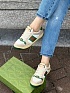 Женские кожаные кроссовки Gucci GG Screener